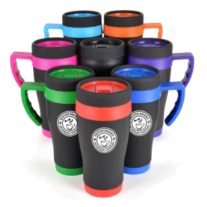 Oregan Black Thermo Mugs