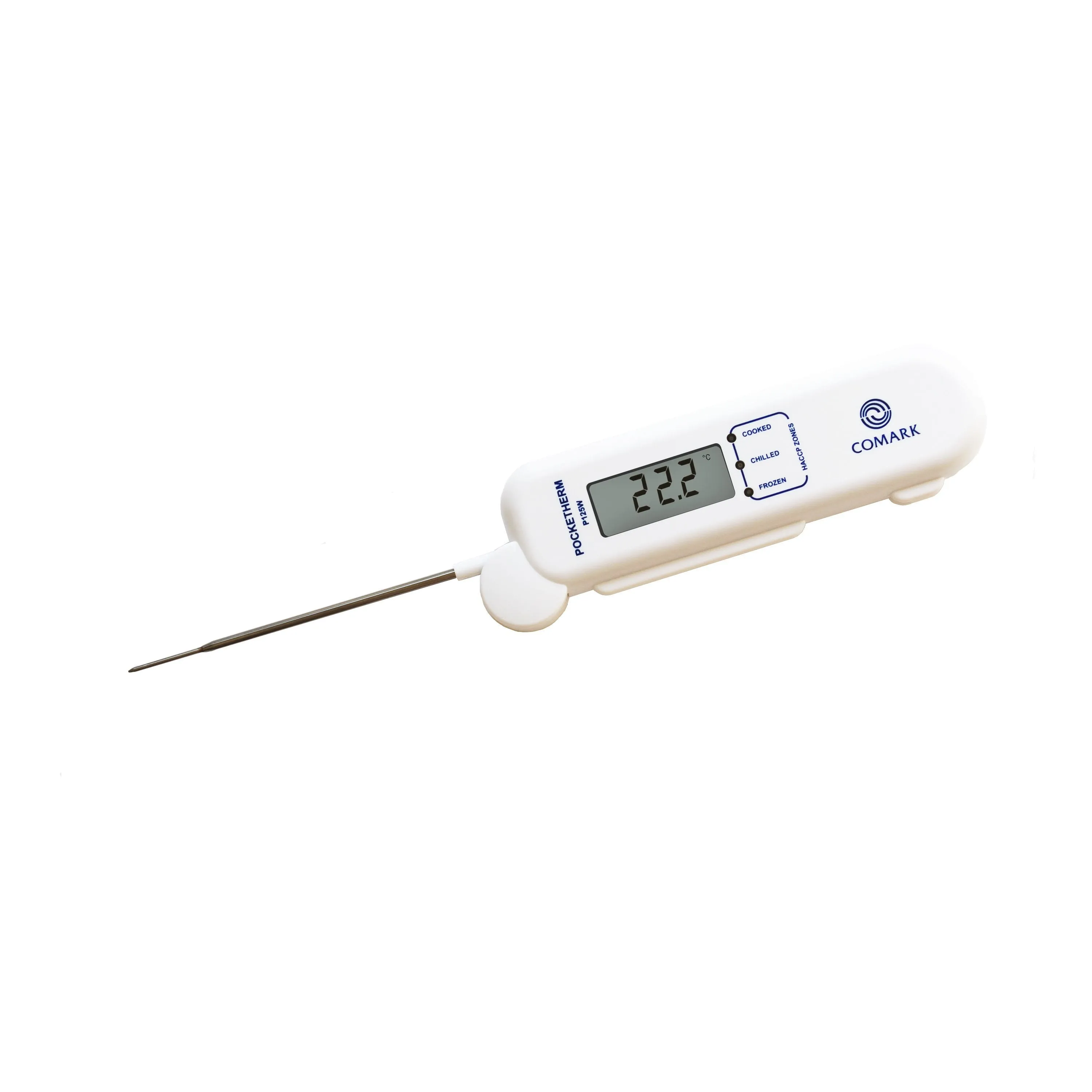 P125W/Cal  Calibrated Waterproof Pocketherm Folding Food Thermometer