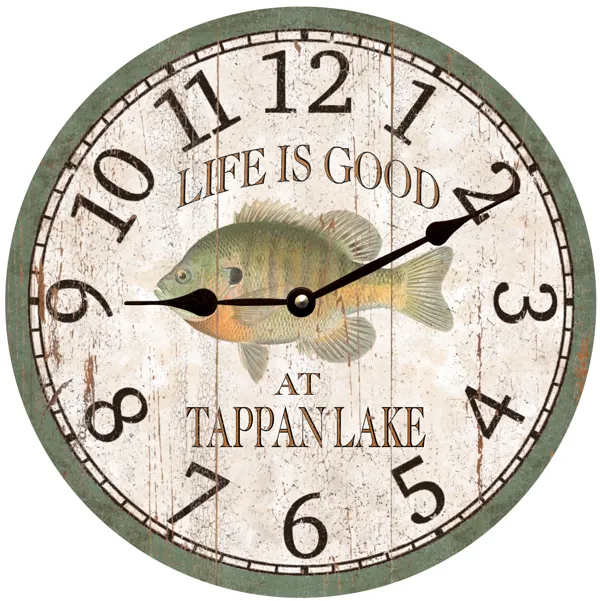 Personalized Bluegill Clock-Fish Clock