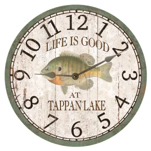 Personalized Bluegill Clock-Fish Clock