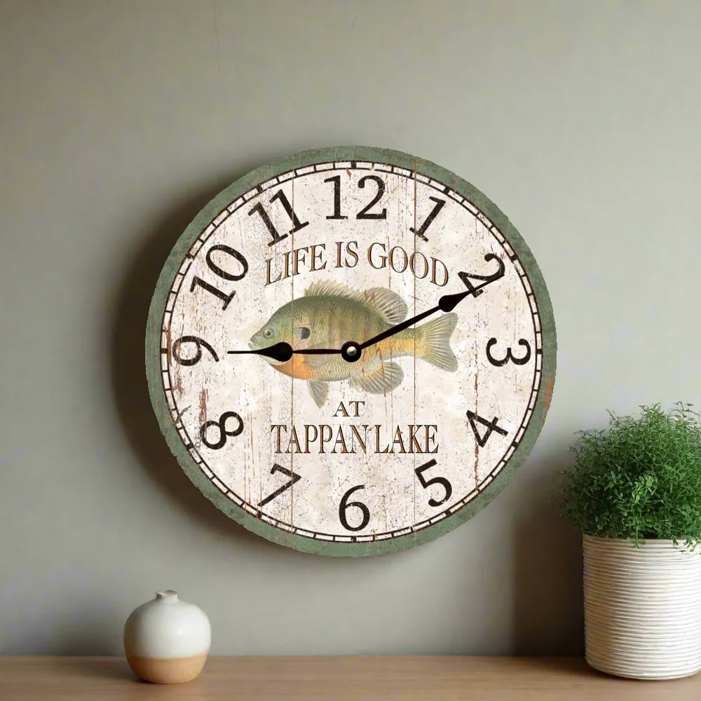 Personalized Bluegill Clock-Fish Clock