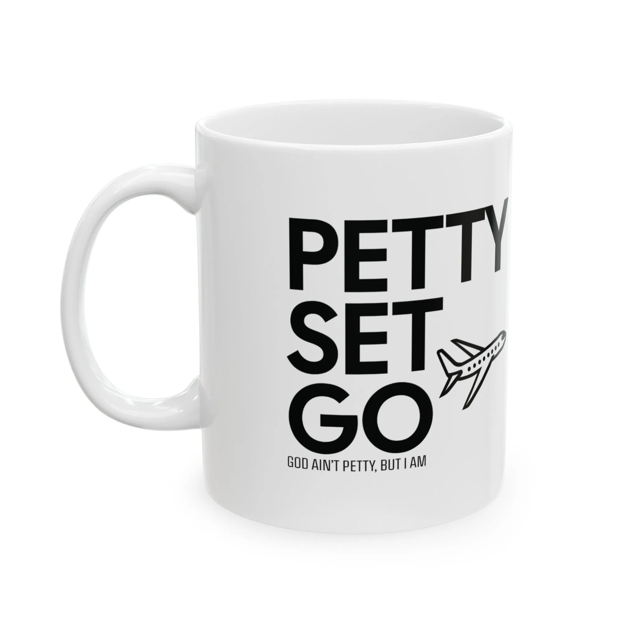 Petty Set Go Mug 11oz ( White & Black)