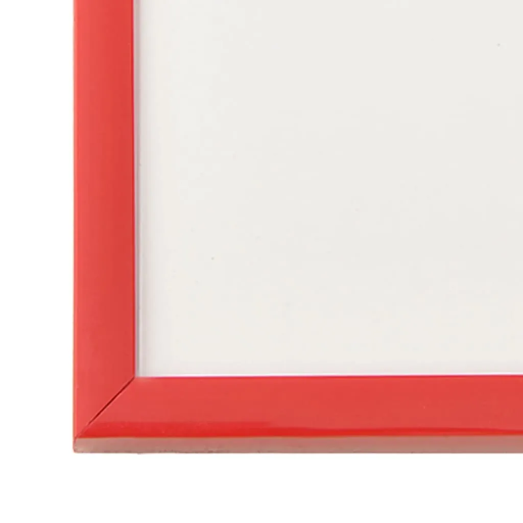 Photo Frames Collage 5 pcs for Wall or Table Red 70x90 cm MDF