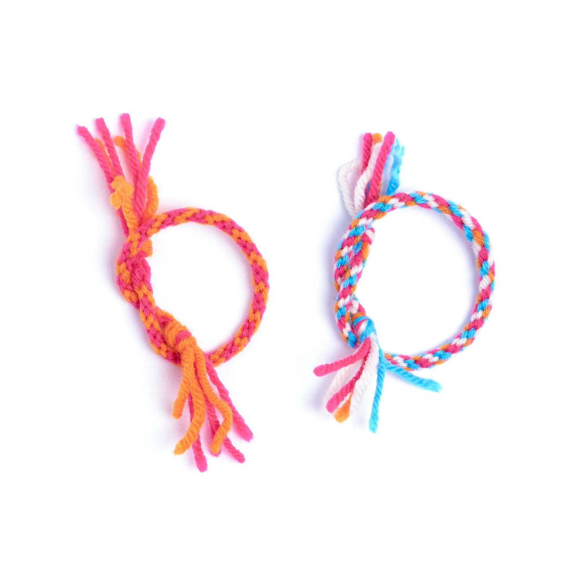 Red Heart Craft Let's Be Friends Loom Braid Bracelets