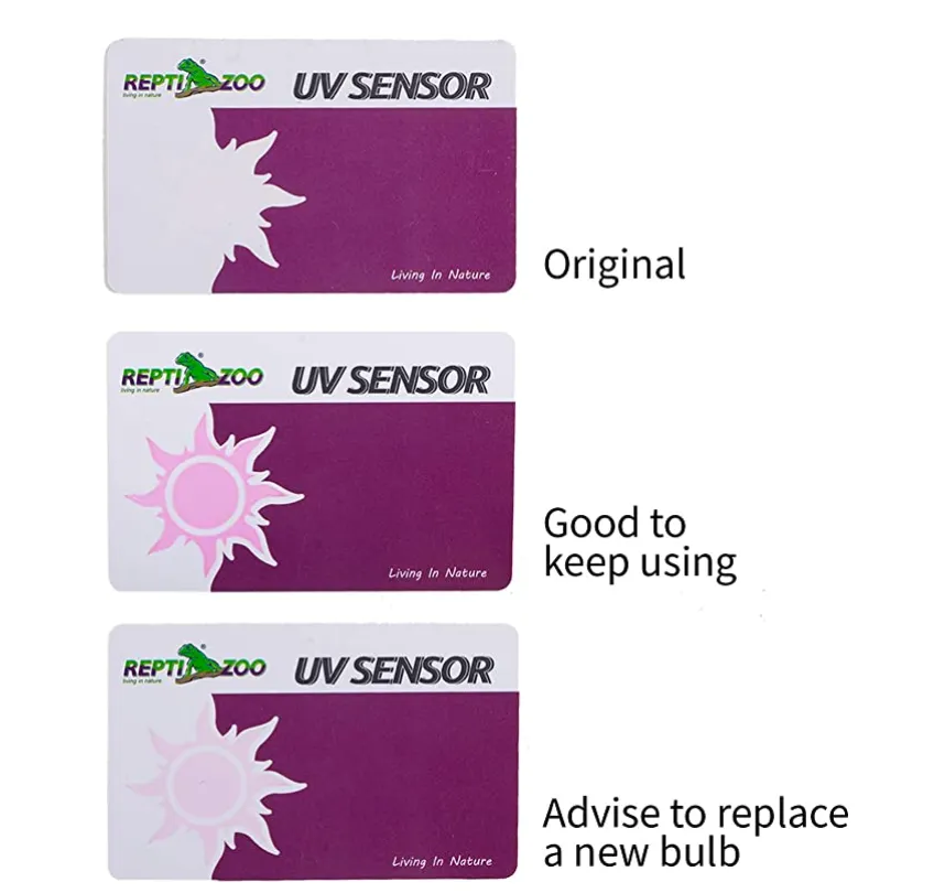 Reptizoo UV Sensor Cards (2-Pack)