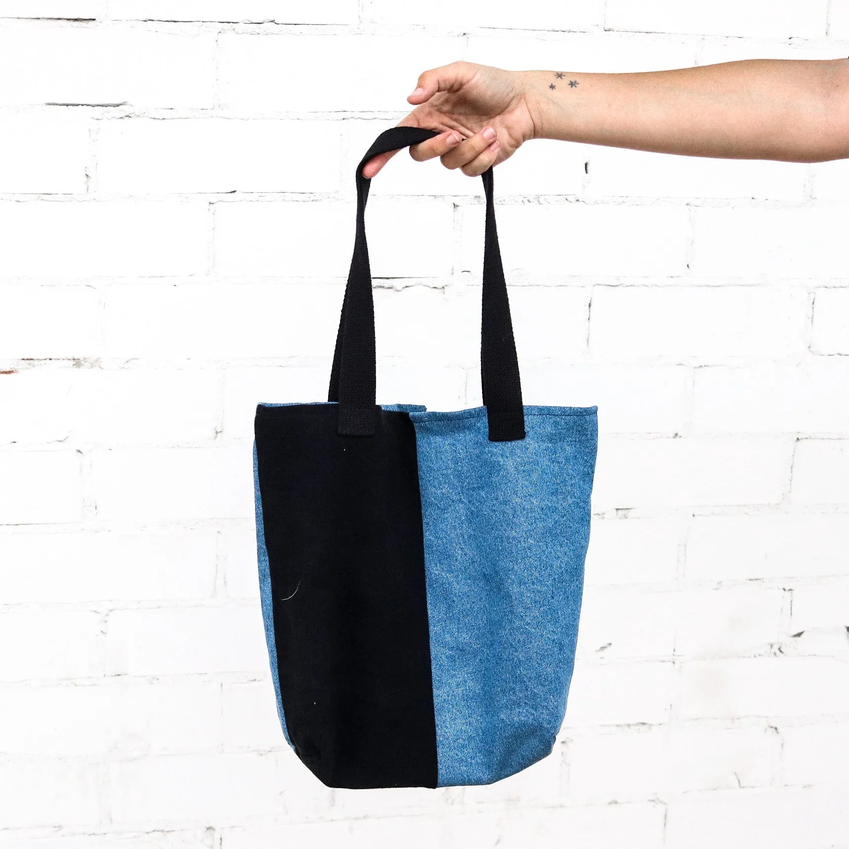 SCRAPPY TOTE BAG