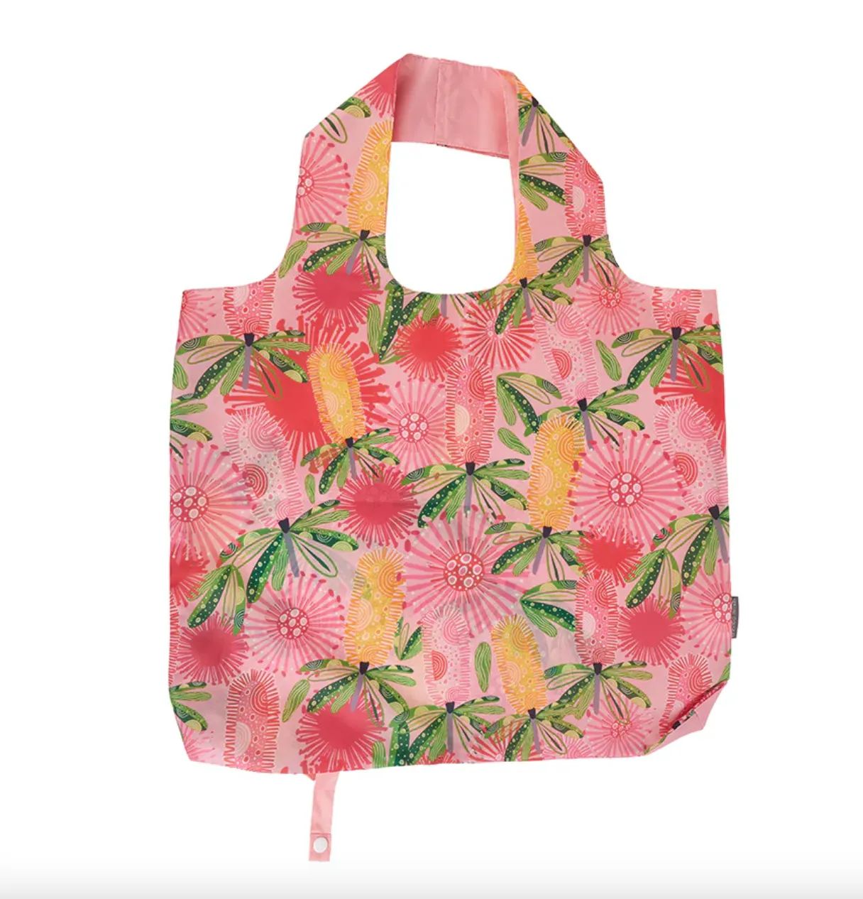 Shopping Tote - Pink Banksia