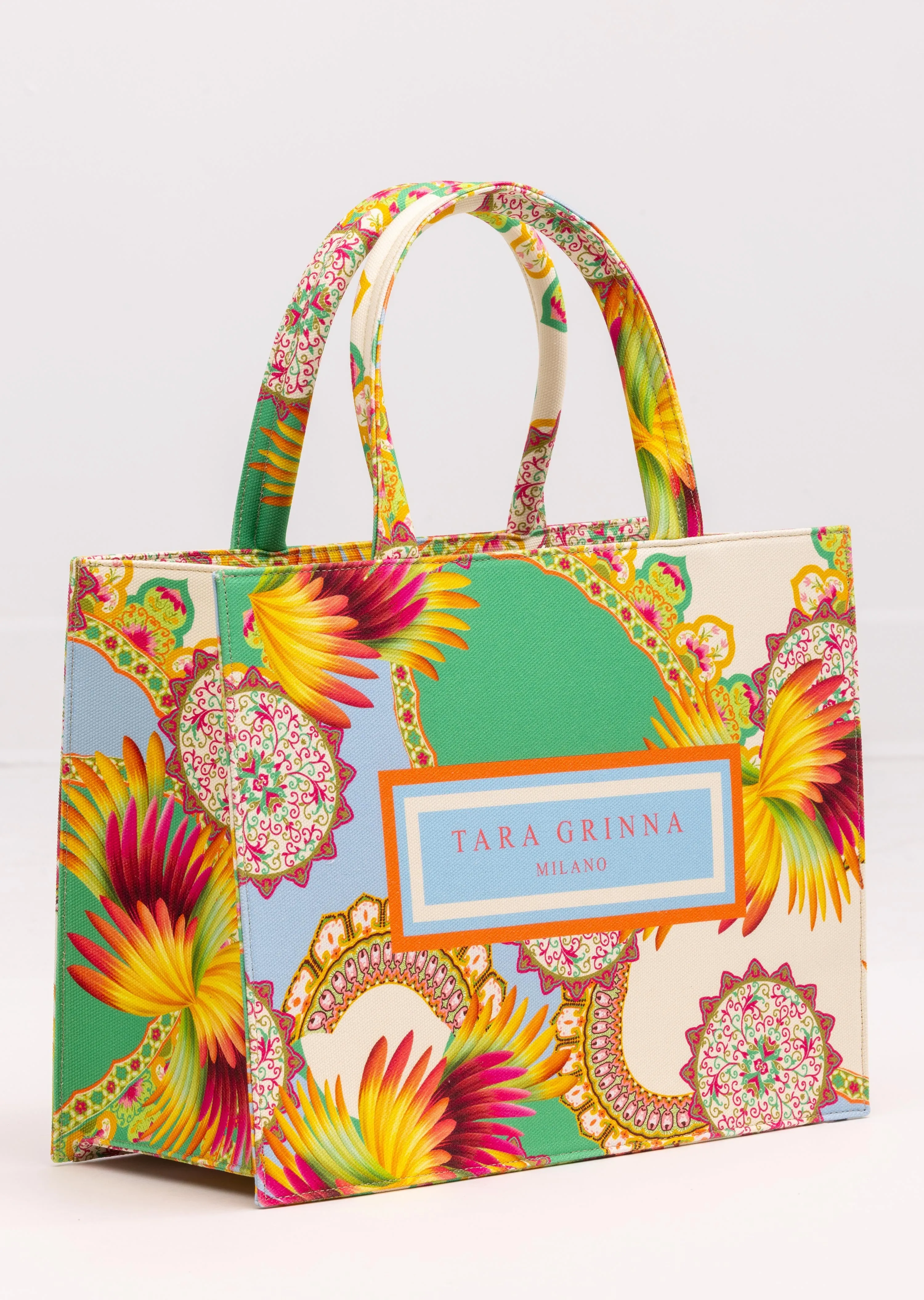 Small Marseille Tara Grinna Canvas Tote Bag (TG-8162)