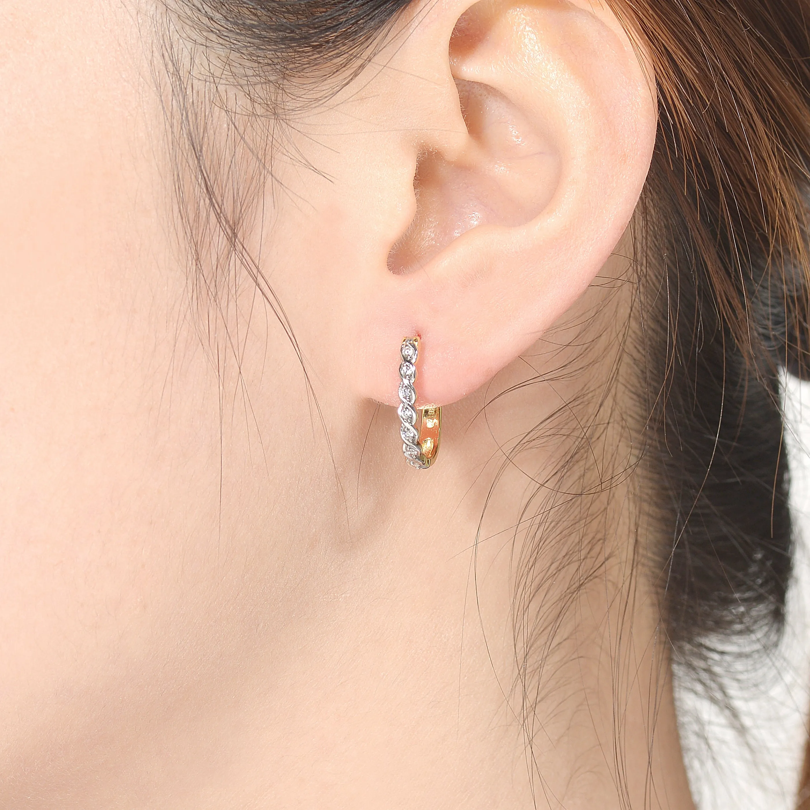 Sophie Accent Hoop Earrings