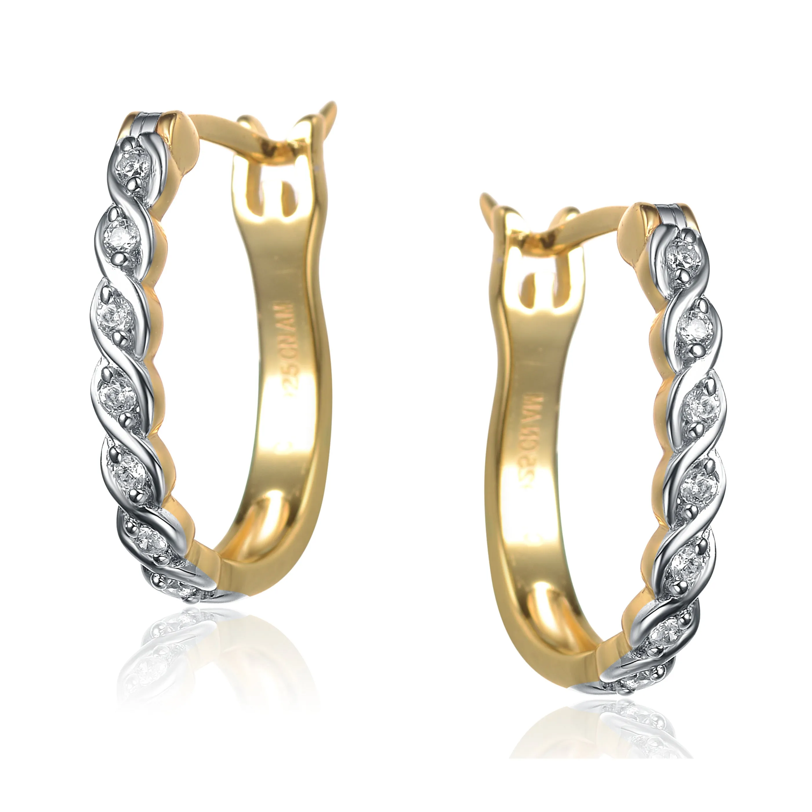 Sophie Accent Hoop Earrings