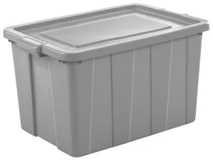 Sterilite 16796A04 Storage Tote, Polyethylene, Cement, 30 in L, 20 in W, 17-1/8 in H :EA: QUANTITY: 1