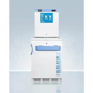 Summit 24 In. Wide All-Refrigerator/All-Freezer Combination - FF7LW-FS24LSTACKMED2