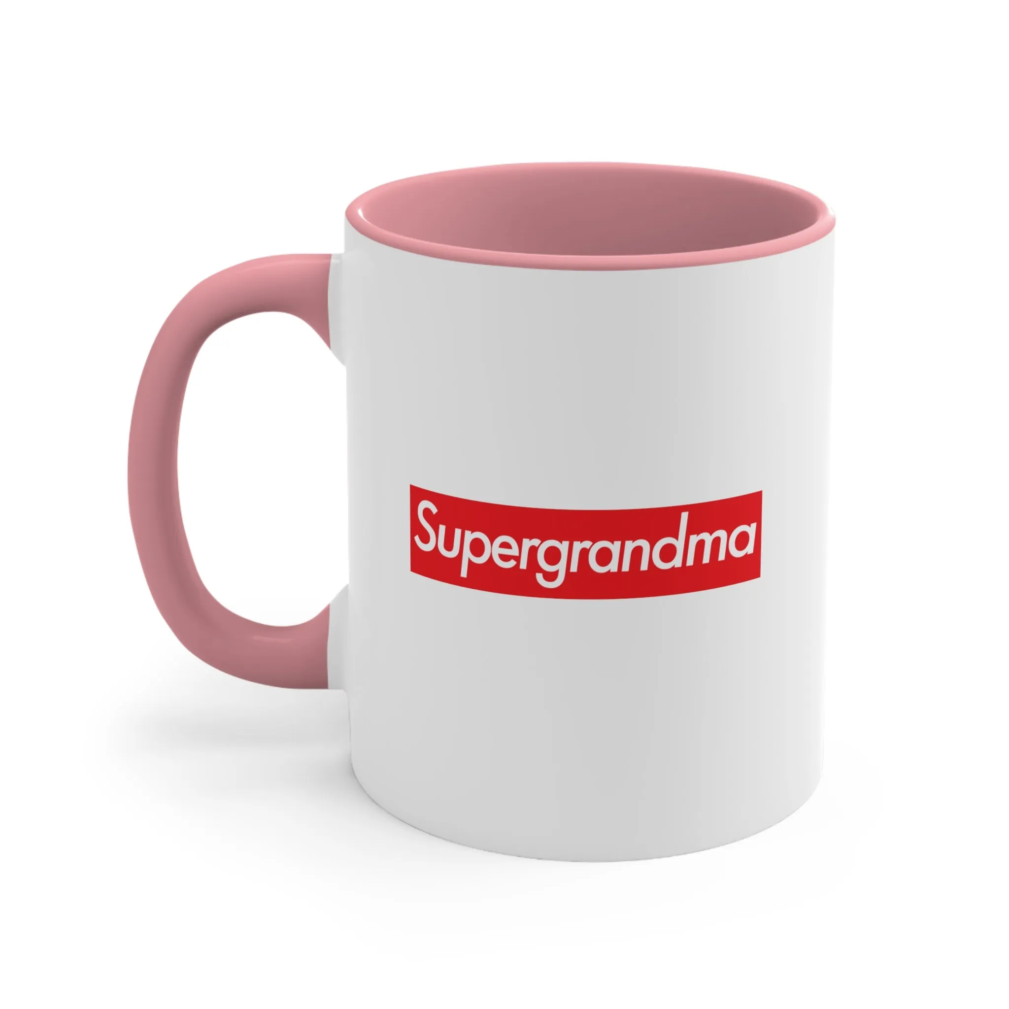 Supergrandma Accent Coffee Mug, 11oz super Inspired Funny Grandma Grandmother Appreciation Gift For Grandmas Thank You Thankful Birthday Christmas