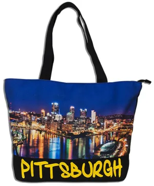 TBPG4 Robin Ruth Tote Bag - Pittsburgh at Night HD