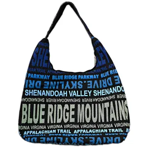 TBVA09 Robin Ruth Tote Bag - Big City - Blue Ridge Mountains