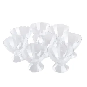 Translucent Scalloped Edge Dessert Bowl, 3-1/2-Inch