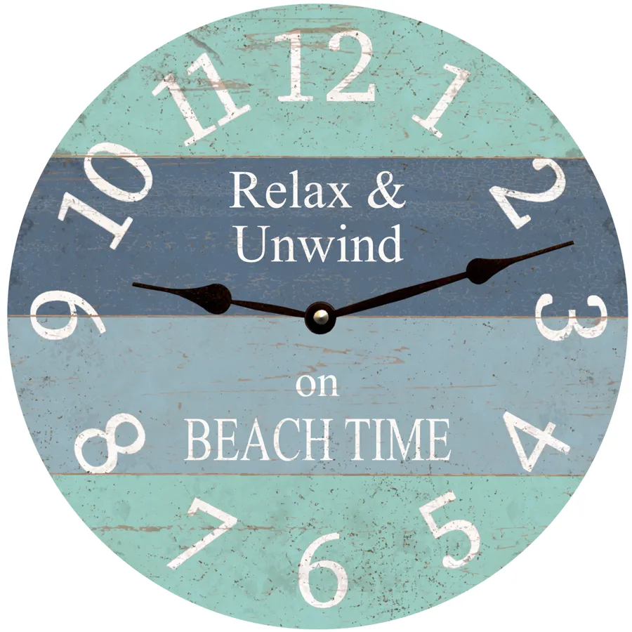 Unwind Beach Time Clock