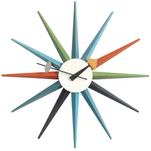 Vitra Wall Clock Sunburst Multicolor