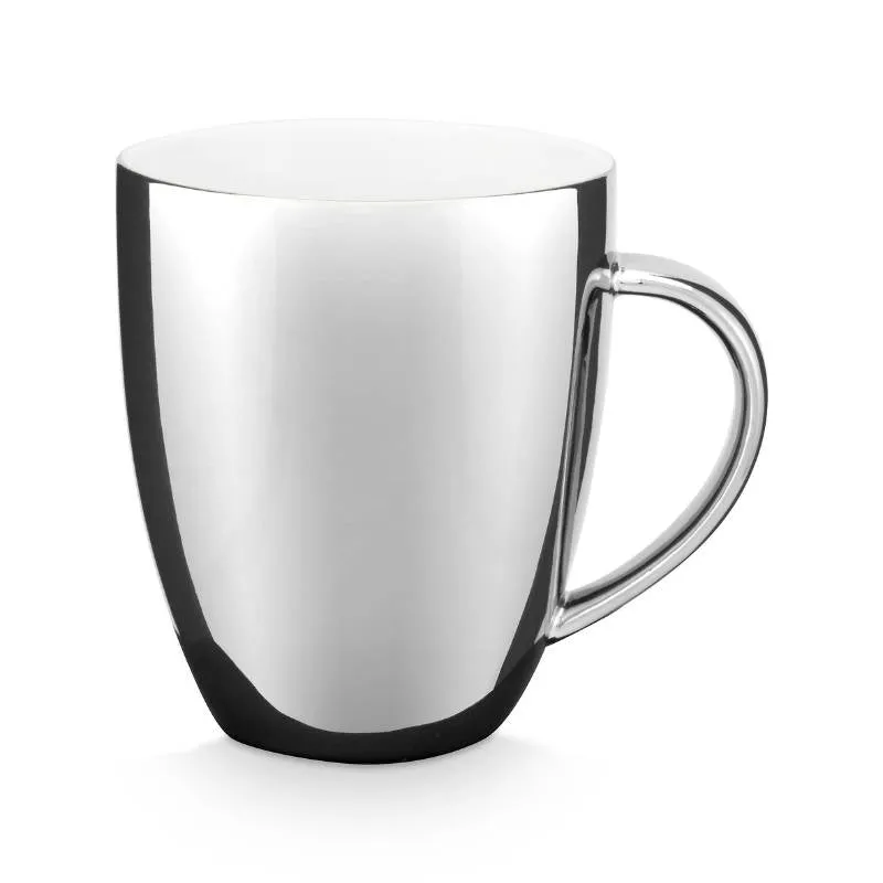 VTWonen Silver 250ml Mugs with Ear Set of 2