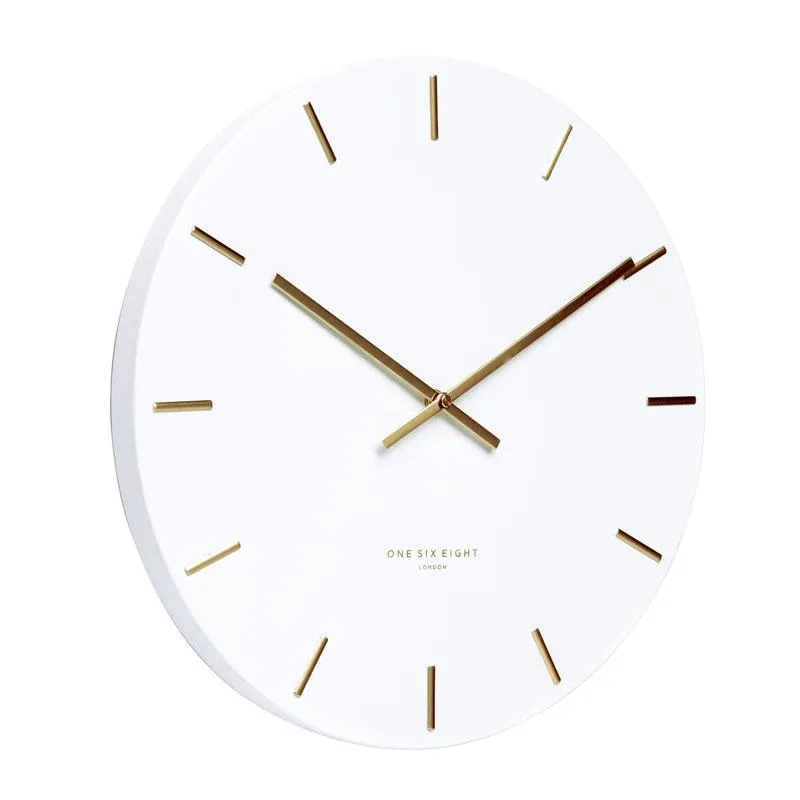 White Luca Clock (40cm)