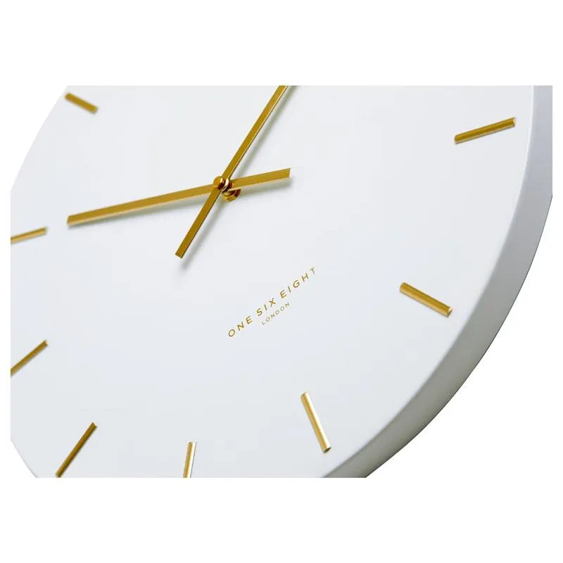 White Luca Clock (40cm)