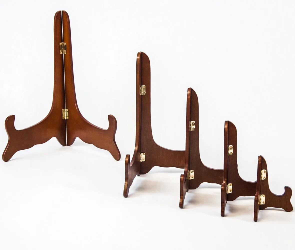 Wood Plate Stand - Walnut