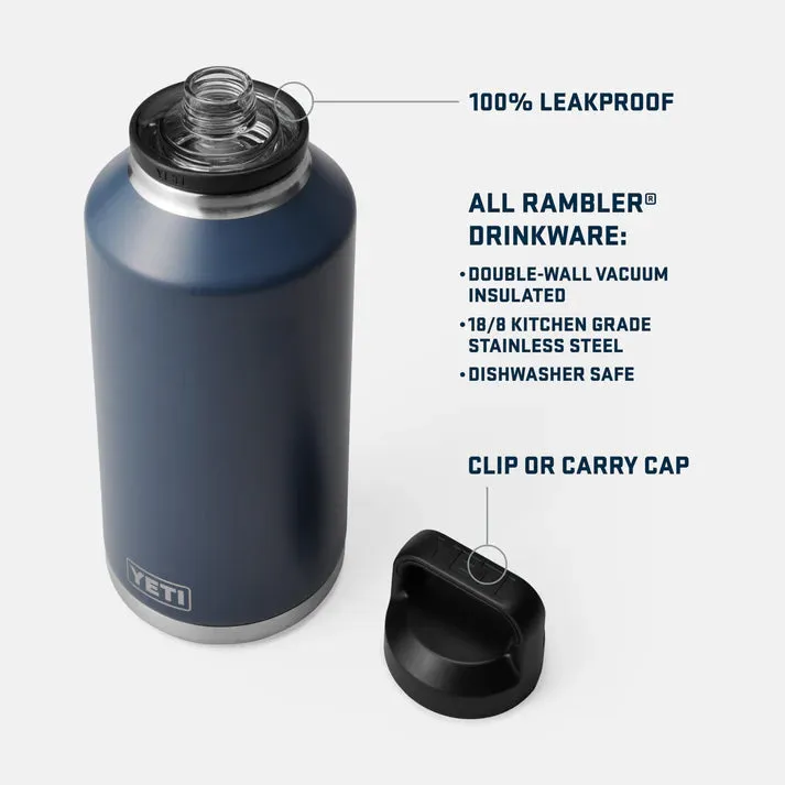 YETI Rambler 64 OZ (1.9L) Bottle With Chug Cap - Navy